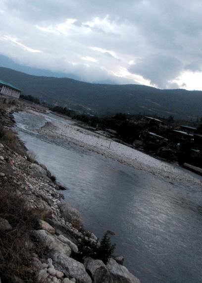 Evening view of Pa Chu
