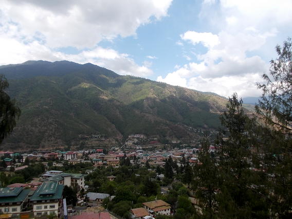 City view from Chang Gankha Monastery