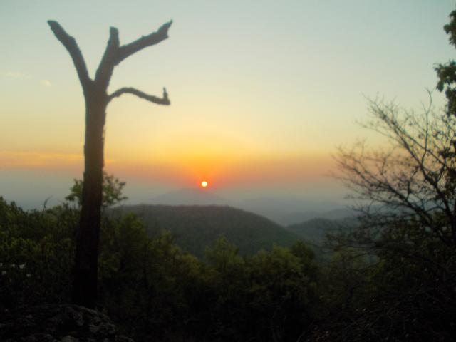 Sunset from Magnolia point, Netarhat